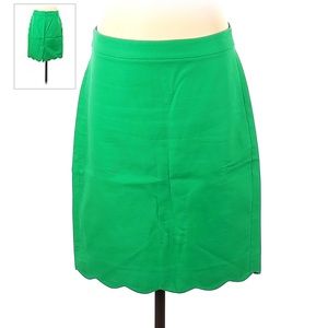 Green Jcrew Mid length skirt - size 00